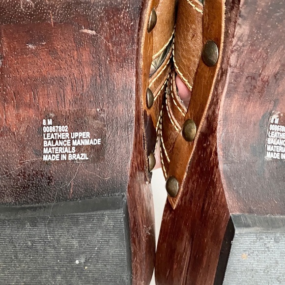 VINTAGE NOMI LEATHER CLOGS SIZE 8 - Picture 2 of 12